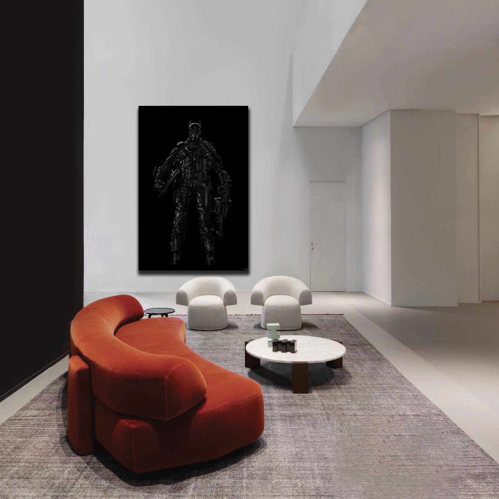Giuliano Bekor The S Squad Series Batman Living roomInterior