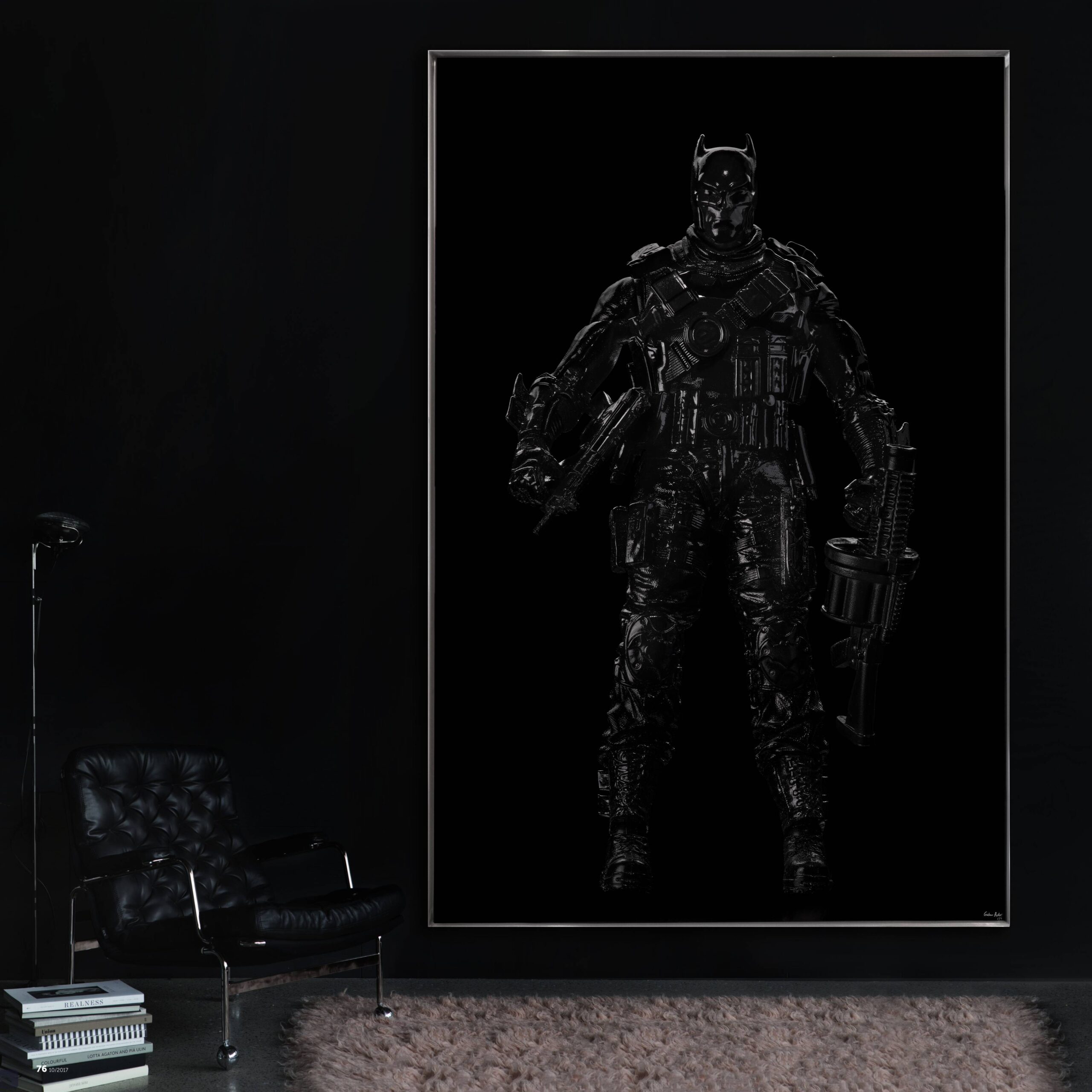 Giuliano Bekor The S Squad Series Batman wall-Interior