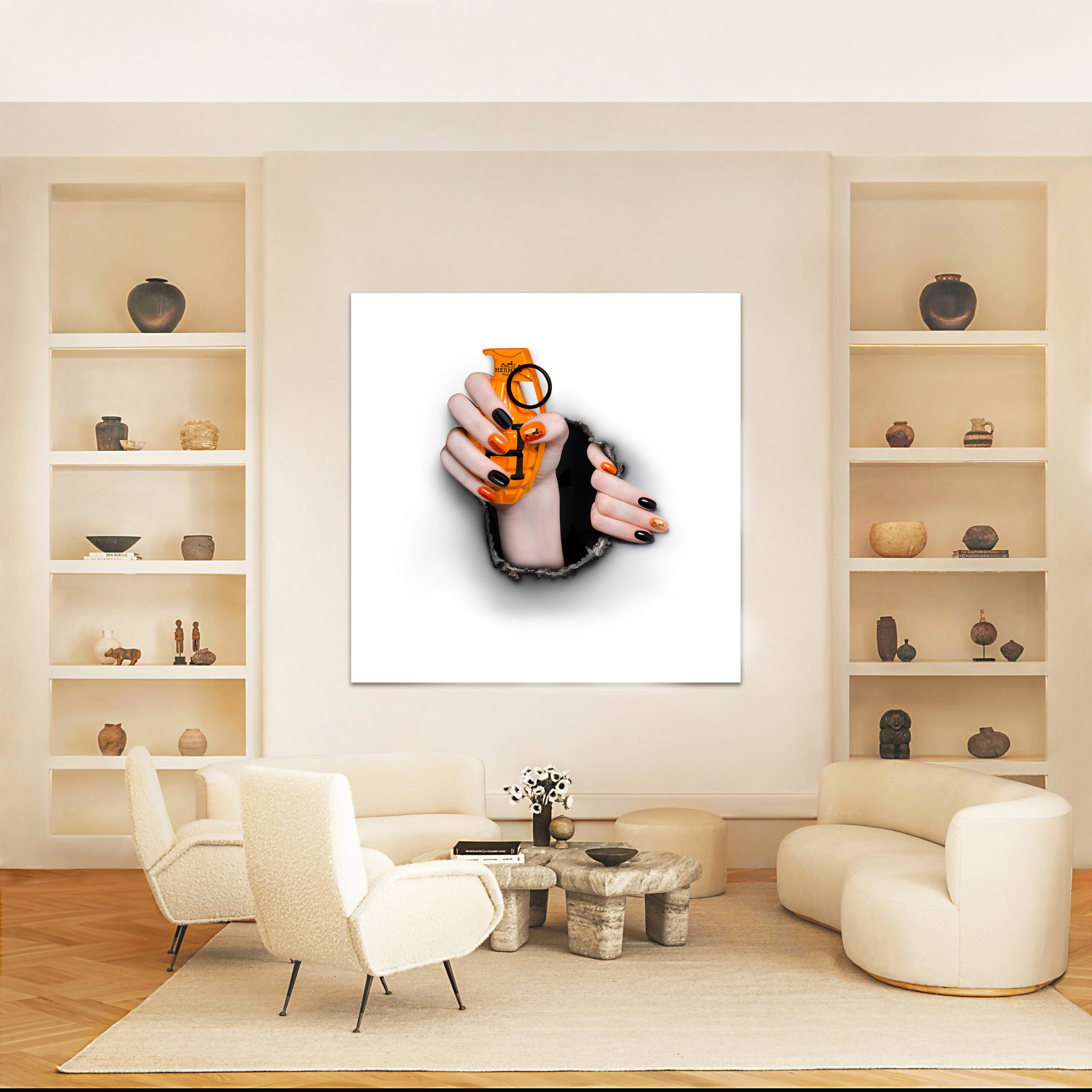 Giuliano Bekor Luxury brands, Hand Grenades Series HERMES HOW3-R1