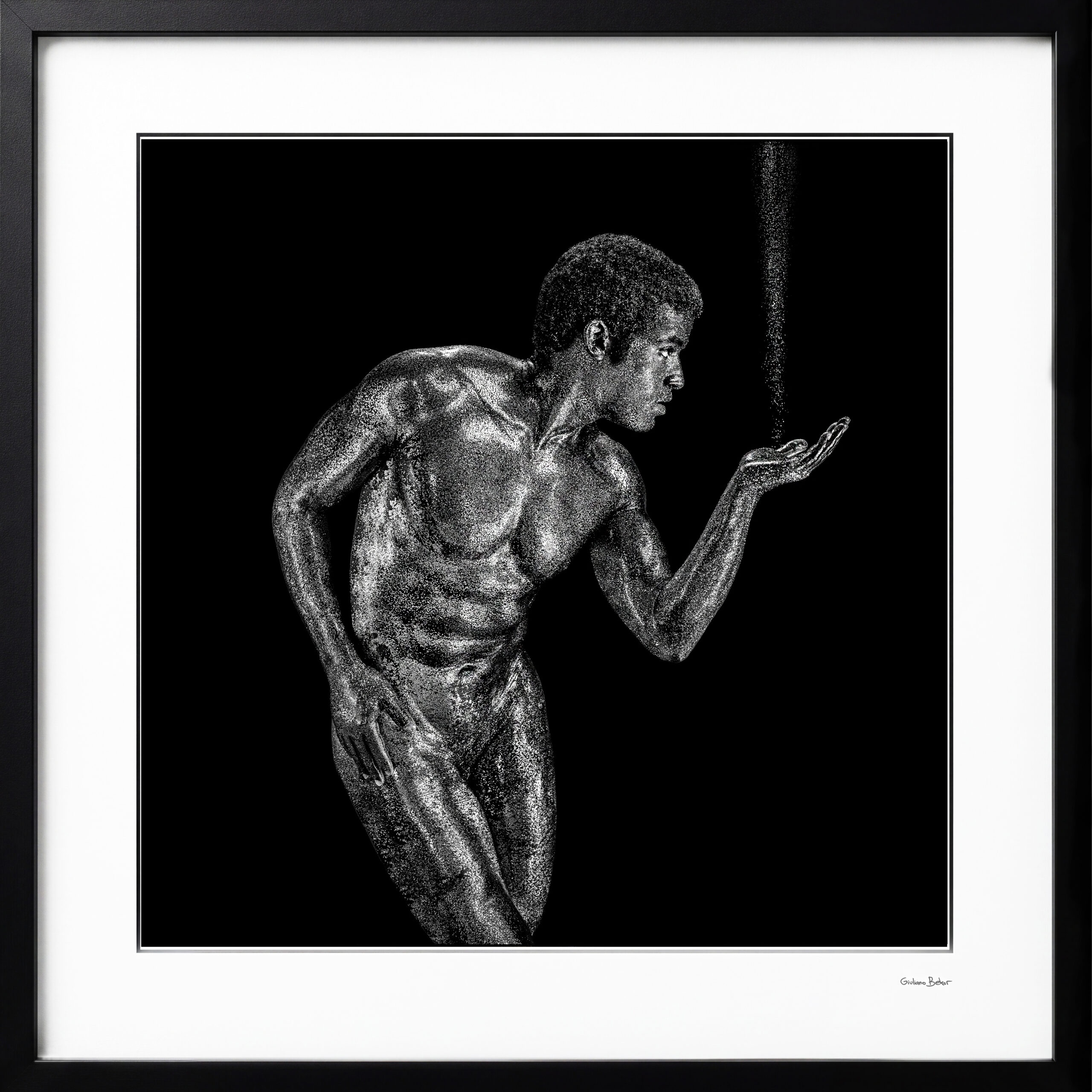 Giuliano Bekor The Others Series OT6A Triptych L Frame